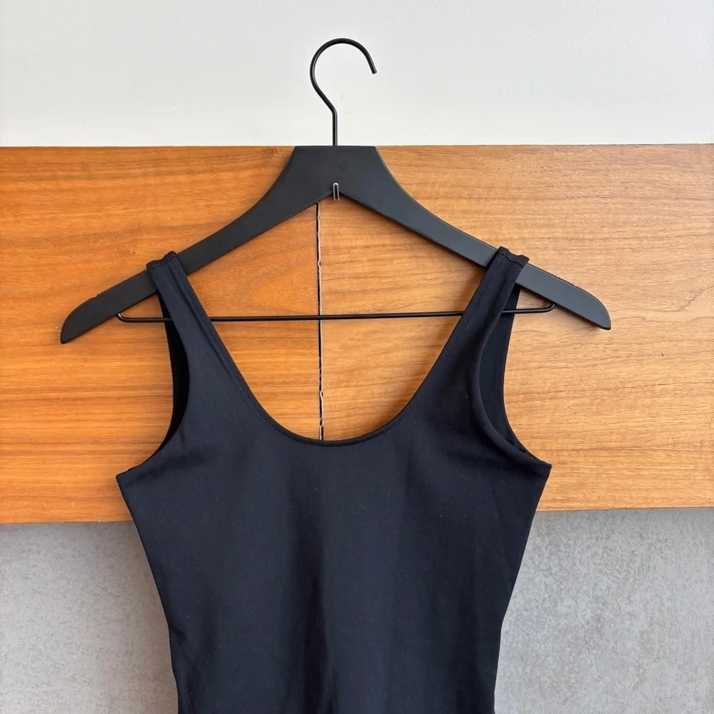 Girlfriend Collective Skyline Bike Unitard Romper, Size S